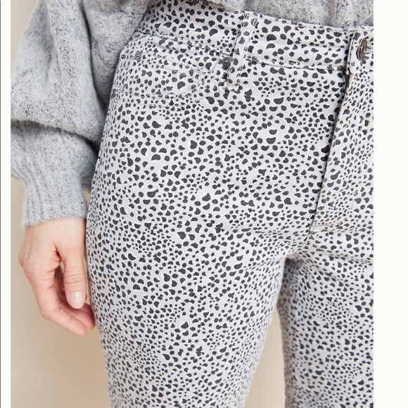 Ella Moss Pebble Print High Rise Skinny Ankle - Picture 4 of 10